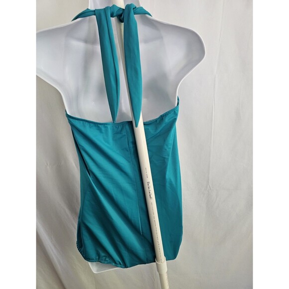 Catalina Swimsuit Women's Teal Blue One Piece Suddenly Slim Bathing Suit Size 14 - Picture 4 of 9